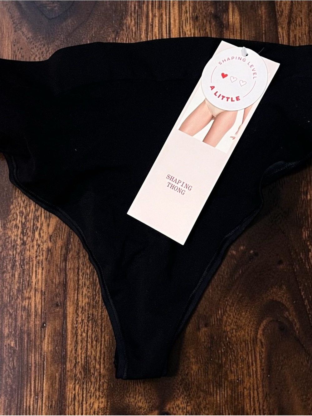 SPANX Black Shaping Thong